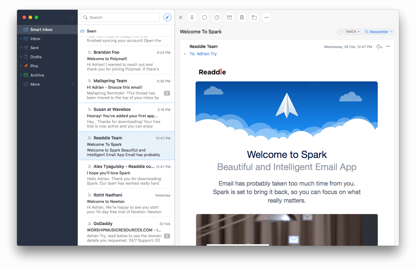 mac mail exchange support